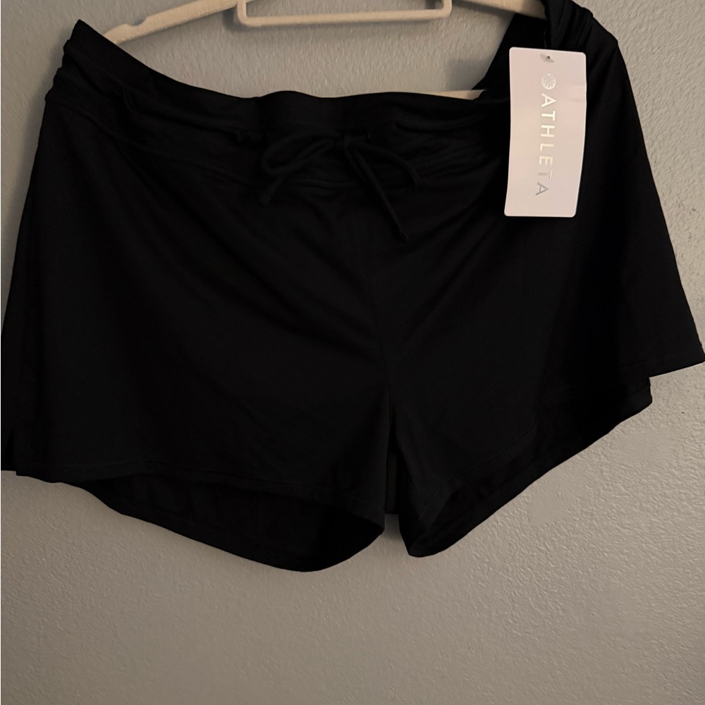 Athleta Jet Black Women's Athletic Shorts